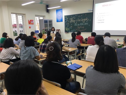 Trường THCS Phúc Lợi long trọng tổ chức buổi họp phụ huynh đầu năm học 2018-2019
